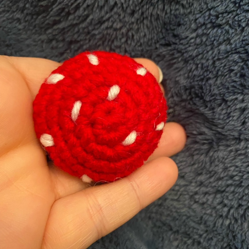 Crochet Popping Mushroom 🍄 - Picture 3 of 3